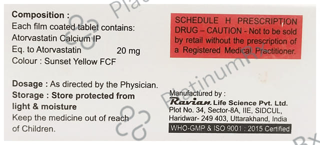 Tritastatin 20mg Tablet