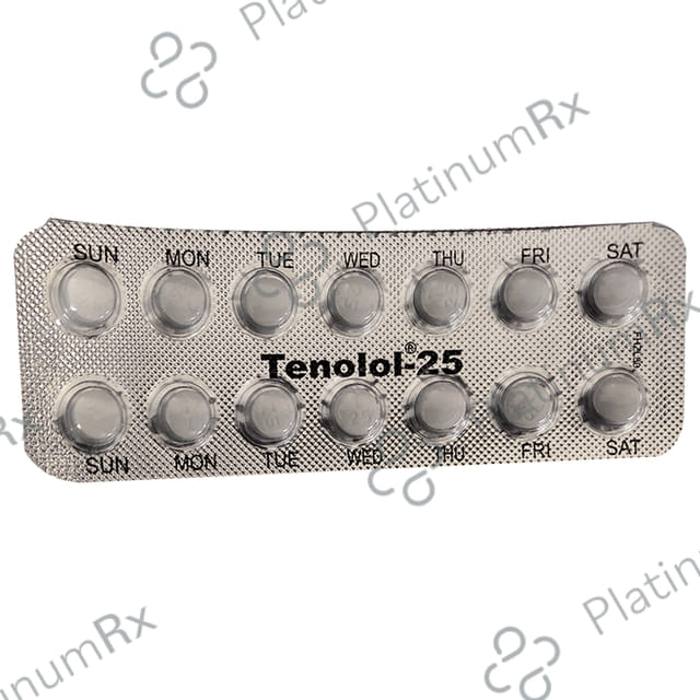 Tenolol 25mg Tablet 14s