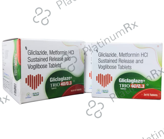 Gliclaglaze Trio 40/0.3 Tablet 15s