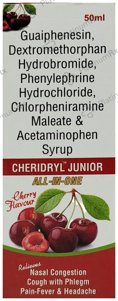 Cheridryl 2/10/5mg Junior Syrup 50ml