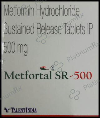 Metfortal SR 500 Tablet
