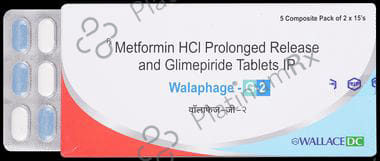 Walaphage G 2/500mg Tablet PR 15s