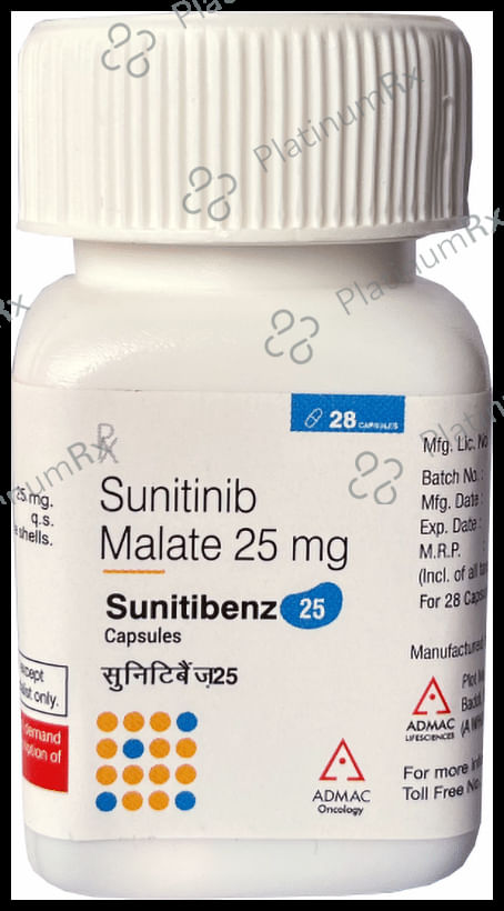 Sunitibenz 25mg Capsule 28s