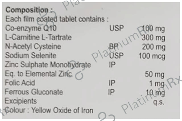 Cadifast Q10 Soft Gelatin Capsule 10s