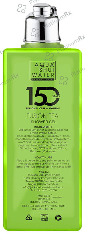 Aqua Shui Water Fusion Tea Shower Gel 1 Pack