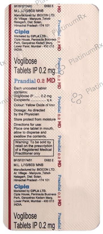 Prandial MD 0.2mg Tablet 10s