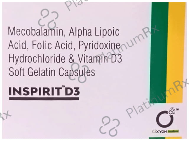 Inspirit D3 Soft Gelatin Capsule 10s