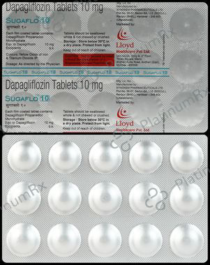 Sugaflo 10mg Tablet 15s