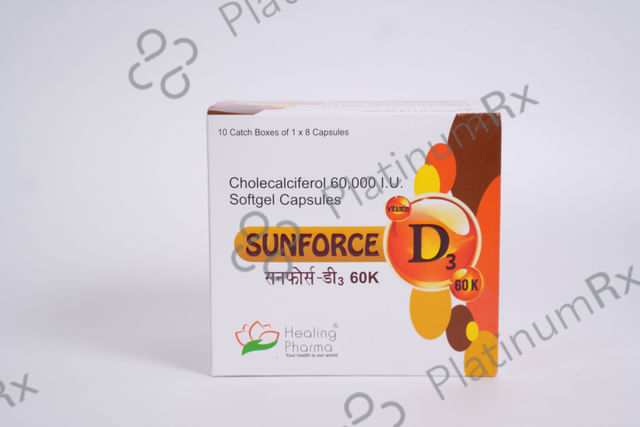 Sunforce D3 60K Capsule 8s