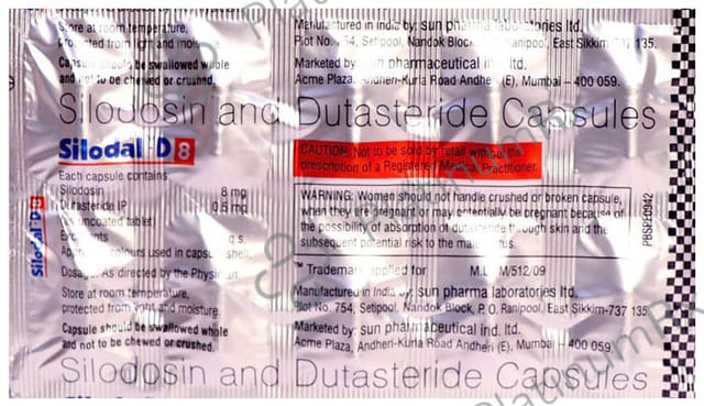 Silodal D 8/0.5mg Capsule 10s