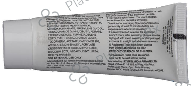 Spectraban Sensitive Cream