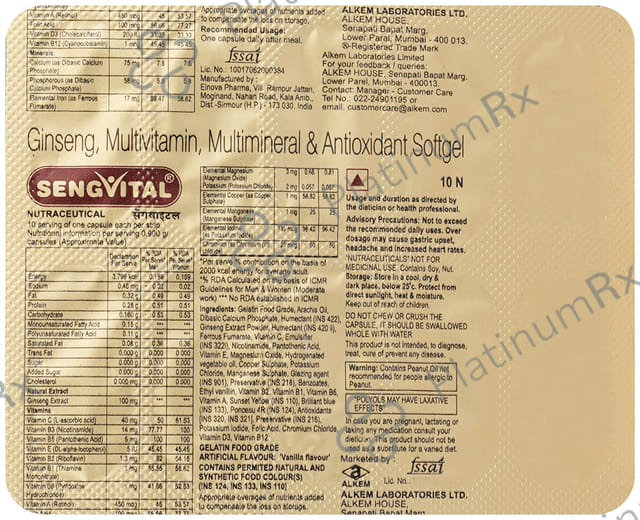 Sengvital Capsule 10s