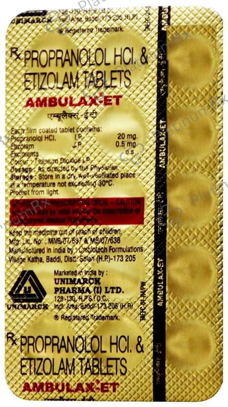 Ambulax-ET Tablet 15 Tablet