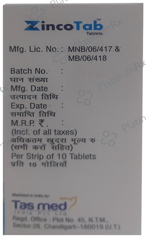 Zincotab Tablet