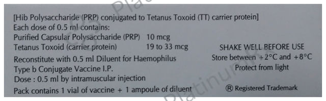 SII HibPro Vaccine 1 Powder for Injection