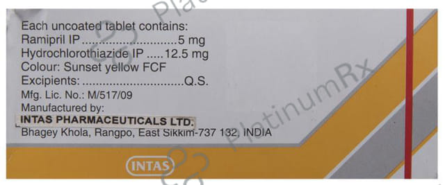 Zorem HT 12.5 /5mg Tablet 10s