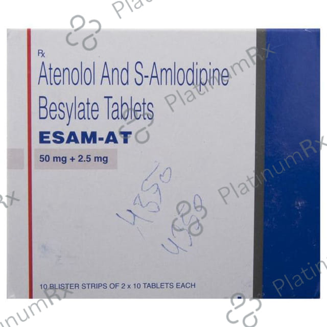 Esam AT 2.5/50mg Tablet 10s