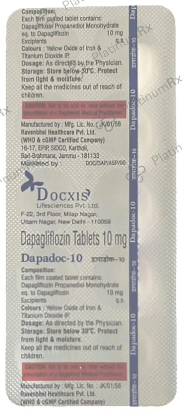 Dapadoc 10 Tablet