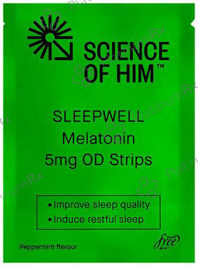 Science Of Him Sleepwell Melatonin Disintegrating Strip Peppermint Sugar Free