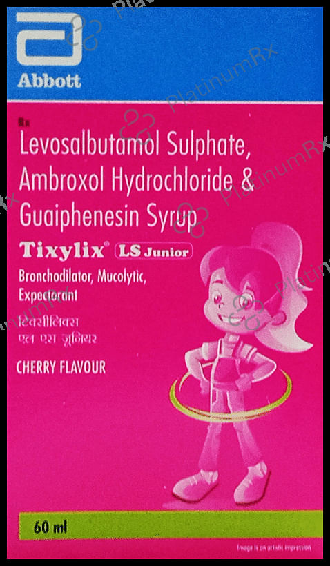 Tixylix LS Junior Cherry 15/50/0.5mg Syrup 60ml