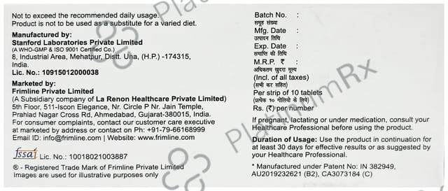 Neuronomic 10/100mg Tablet 10s
