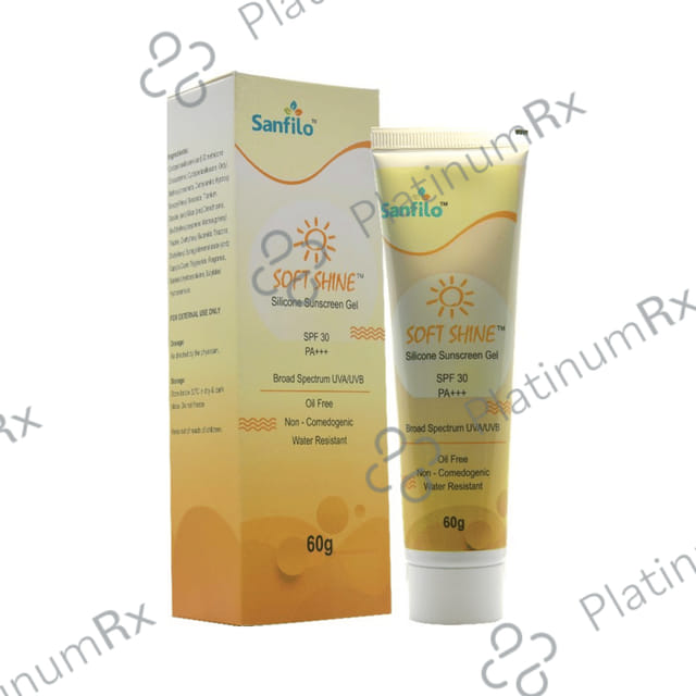 Soft Shine Silicone Sunscreen SPF 30 PA+++ Gel 60gm