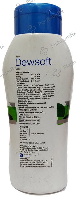 New Dewsoft Moisturising Lotion 200ml