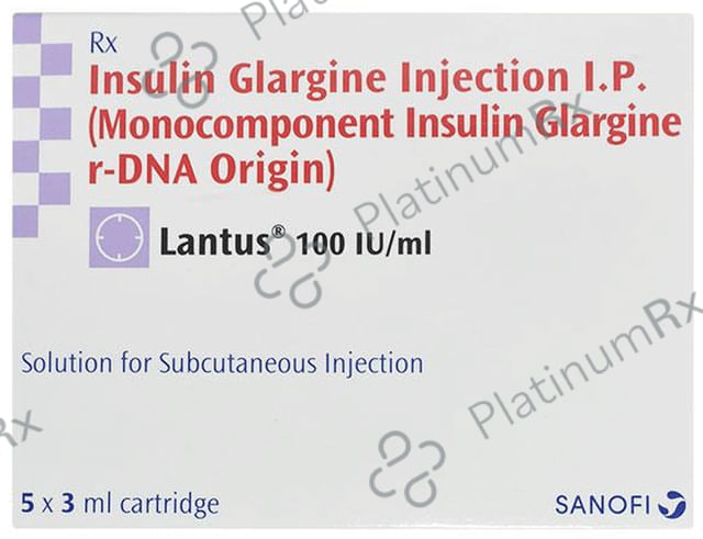 Lantus (100 IU/ml) (1*3ml Cartridge)