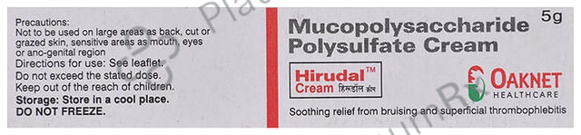 Hirudal 250IU Cream 5gm