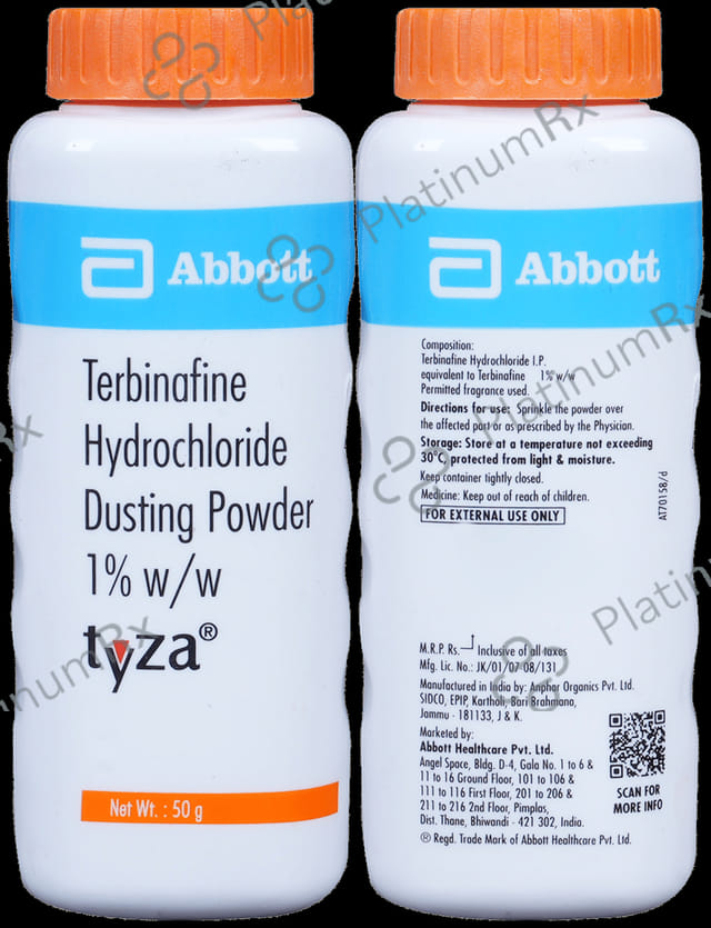 Tyza 1% Dusting Powder 50gm