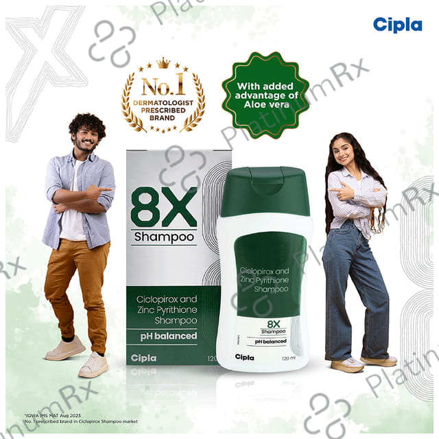 8X Shampoo 120ml