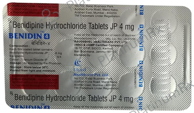 Benidin 4mg Tablet 15s