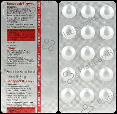 Benepack 8mg Tablet 15s