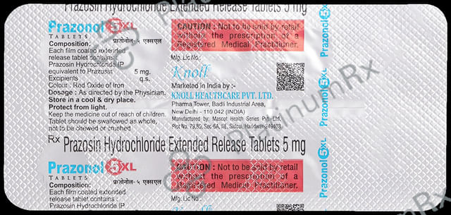 Prazonol 5mg Tablet XL 10s