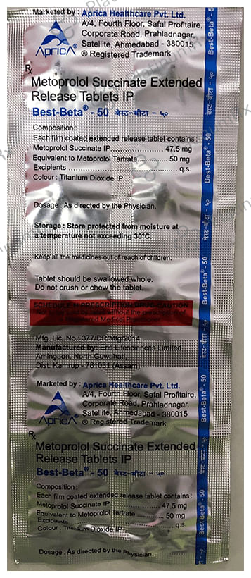 Best-Beta 50 Tablet ER