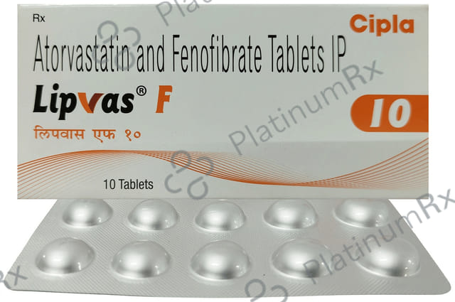 Lipvas F 10/160mg Tablet 10s