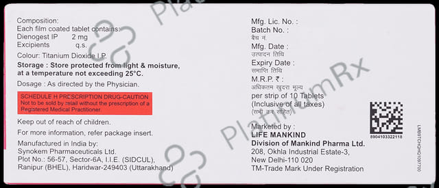 Terozesta 2mg Tablet