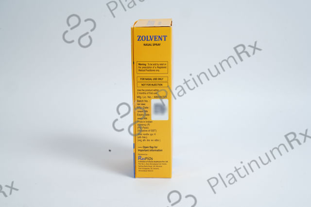 Zolvent 5mg Nasal Spray 7MDI