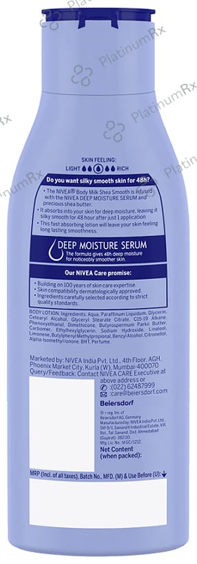 Nivea 5 in 1 Complete Care Nourishing Lotion - Smooth Milk Body Lotion with Shea Butter 75 ml