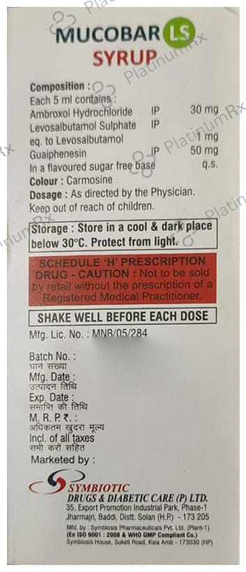 Mucobar LS Syrup