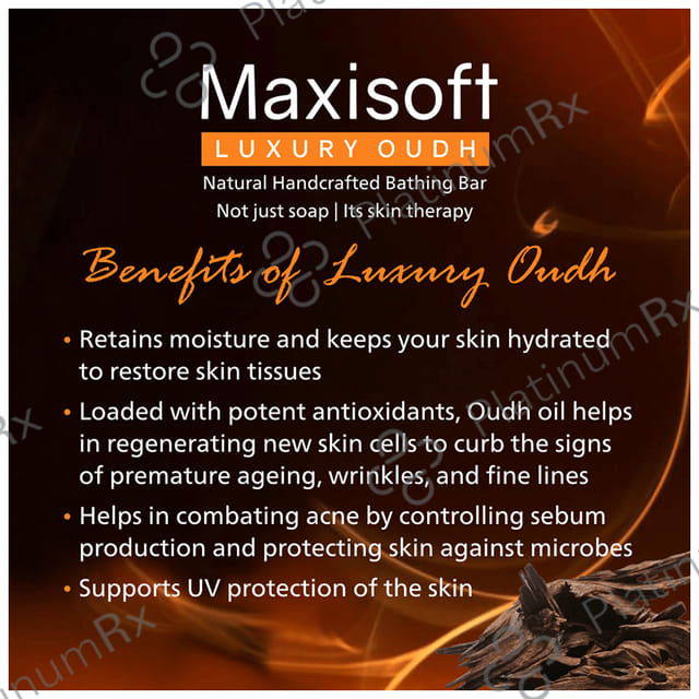 Maxisoft Luxury Oudh Bathing Bar (75gm Each) 1 units