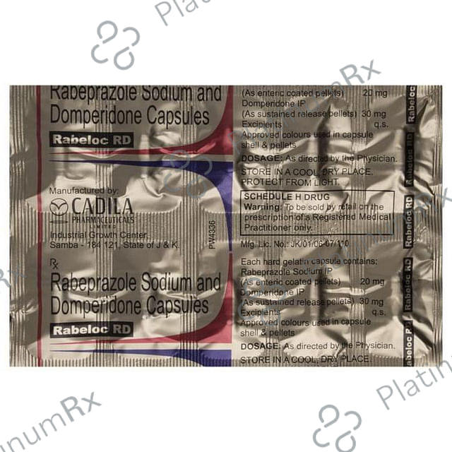 Rabeloc RD 30/20mg Capsule 10s