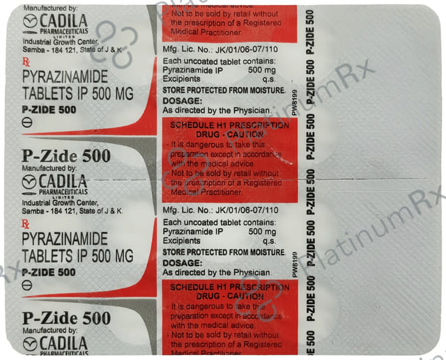 Pzide 500mg Tablet