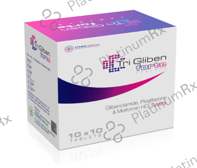 Tri Gliben Forte 5/500/15mg Tablet 10s
