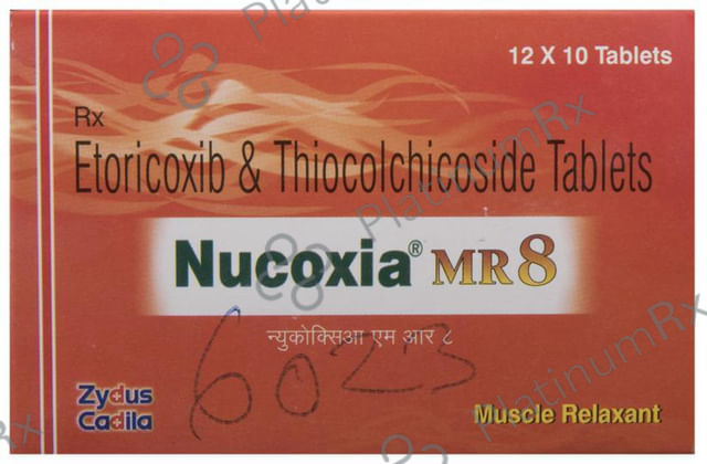 Nucoxia MR 60/8mg Tablet 10s