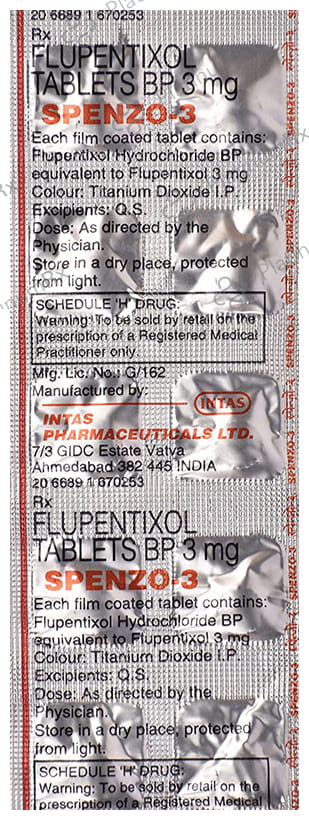 Spenzo 3mg Tablet 10s