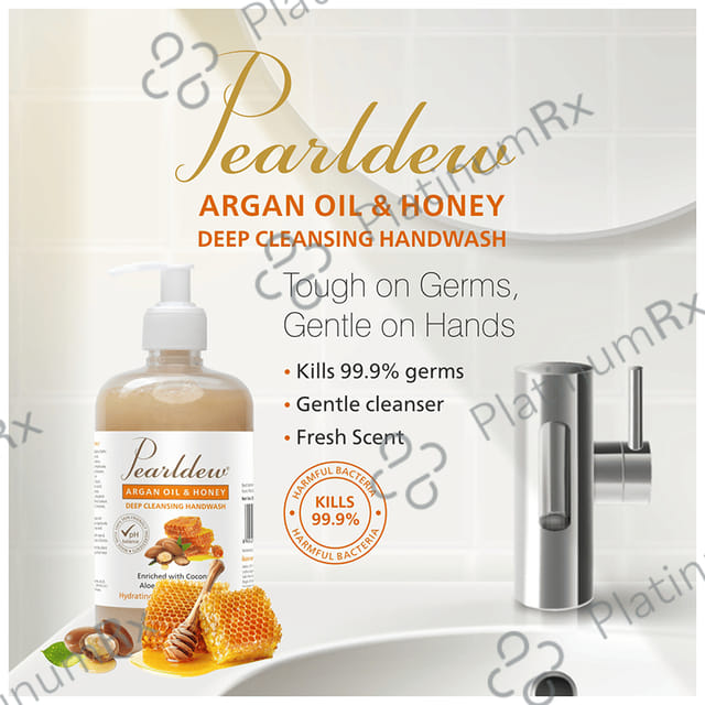 Pearldew Argan Oil & Honey Deep Cleansing Handwash (500ml Each) 1 Bottle