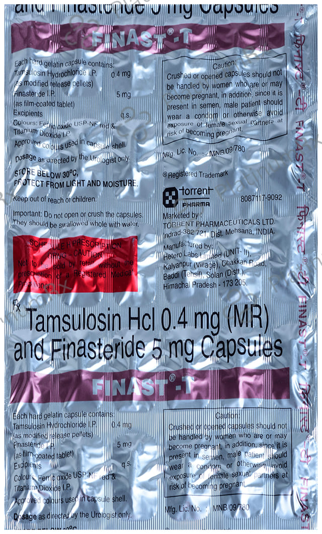 Finast T 50/0.4mg Capsule MR 30s