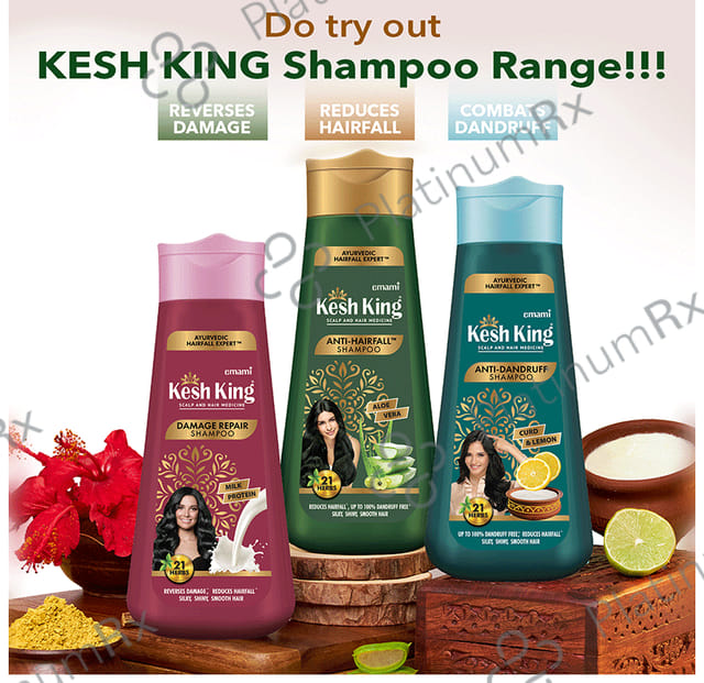 Emami Kesh King Ayurvedic Hairfall Expert Shampoo Damage Repair 200 ml