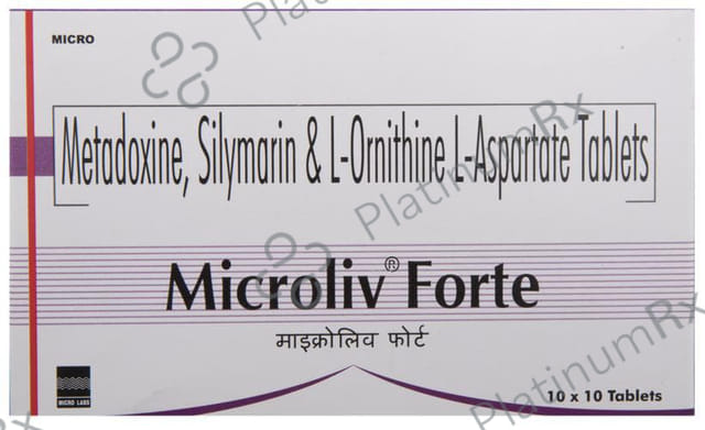 Microliv Forte 500/140/150mg Tablet 10s